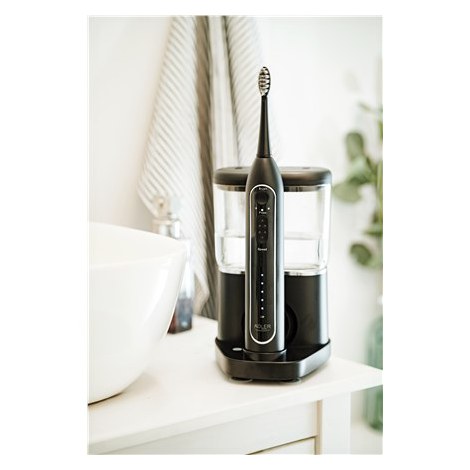 Adler | 2-in-1 Water Flossing Sonic Brush | AD 2180b | Rechargeable | For adults | Number of brush heads included 2 | Number of - 15